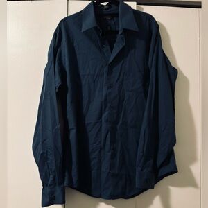 Men’s Arrow dark teal dress shirt